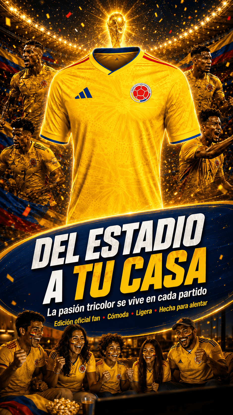 Camiseta colombia 2026 CALIDAD 1.1